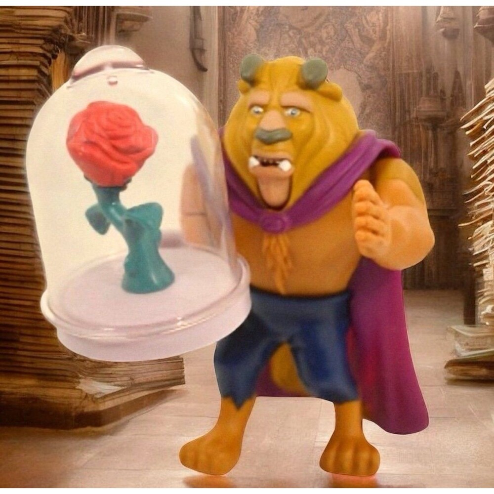 THE BEAST Disney’s Beauty & the Beast Movie Toy Figure McDonald’s #1 NEW 2002